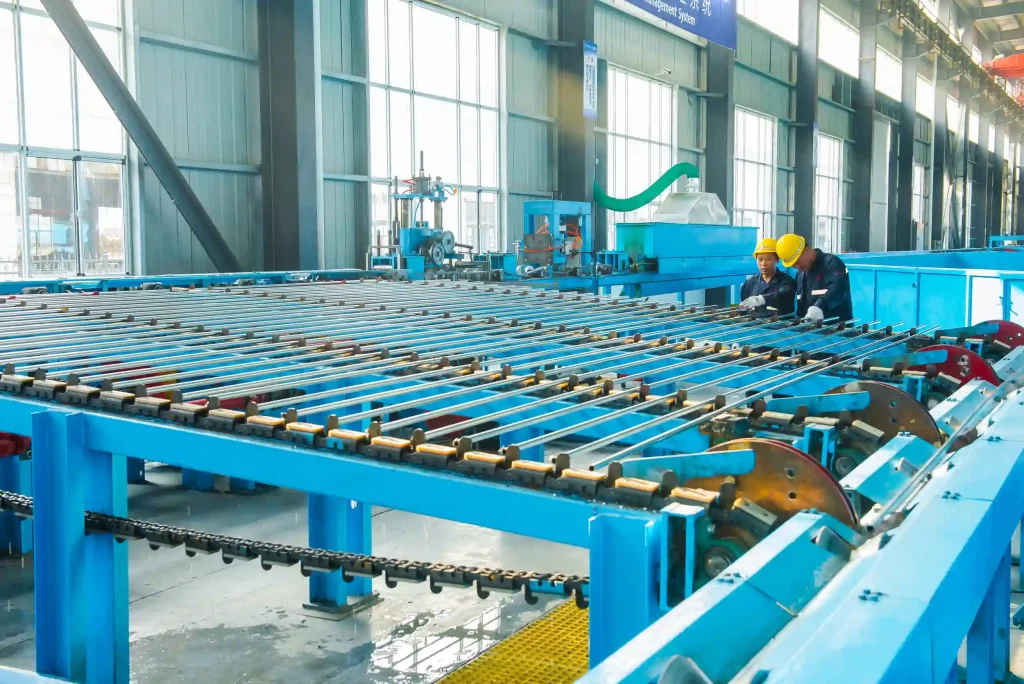 pre galvanised steel pipe production line